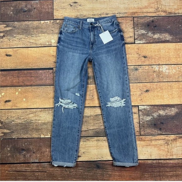 Revolve Pistola Presley High Rise Relaxed Roller Jeans Size 26 Los Feliz NWT - - Picture 6 of 12